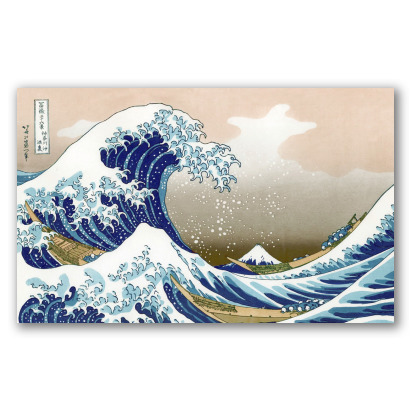 La gran ola de Kanagawa, K. Hokusai
